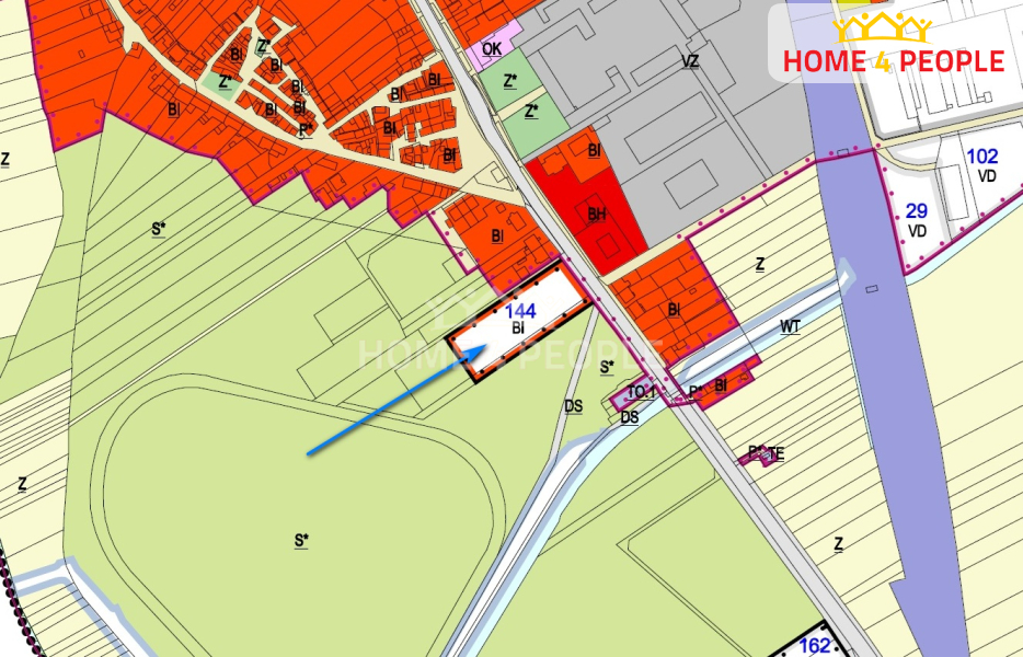 Pozemek č.1 určený k investičním účelům Tlumačov okr. Zlín - 5