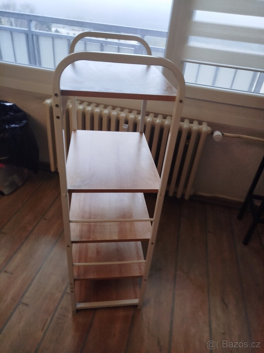 Kuchyňský regál GIORGIO, bílá/dub sonoma - 5