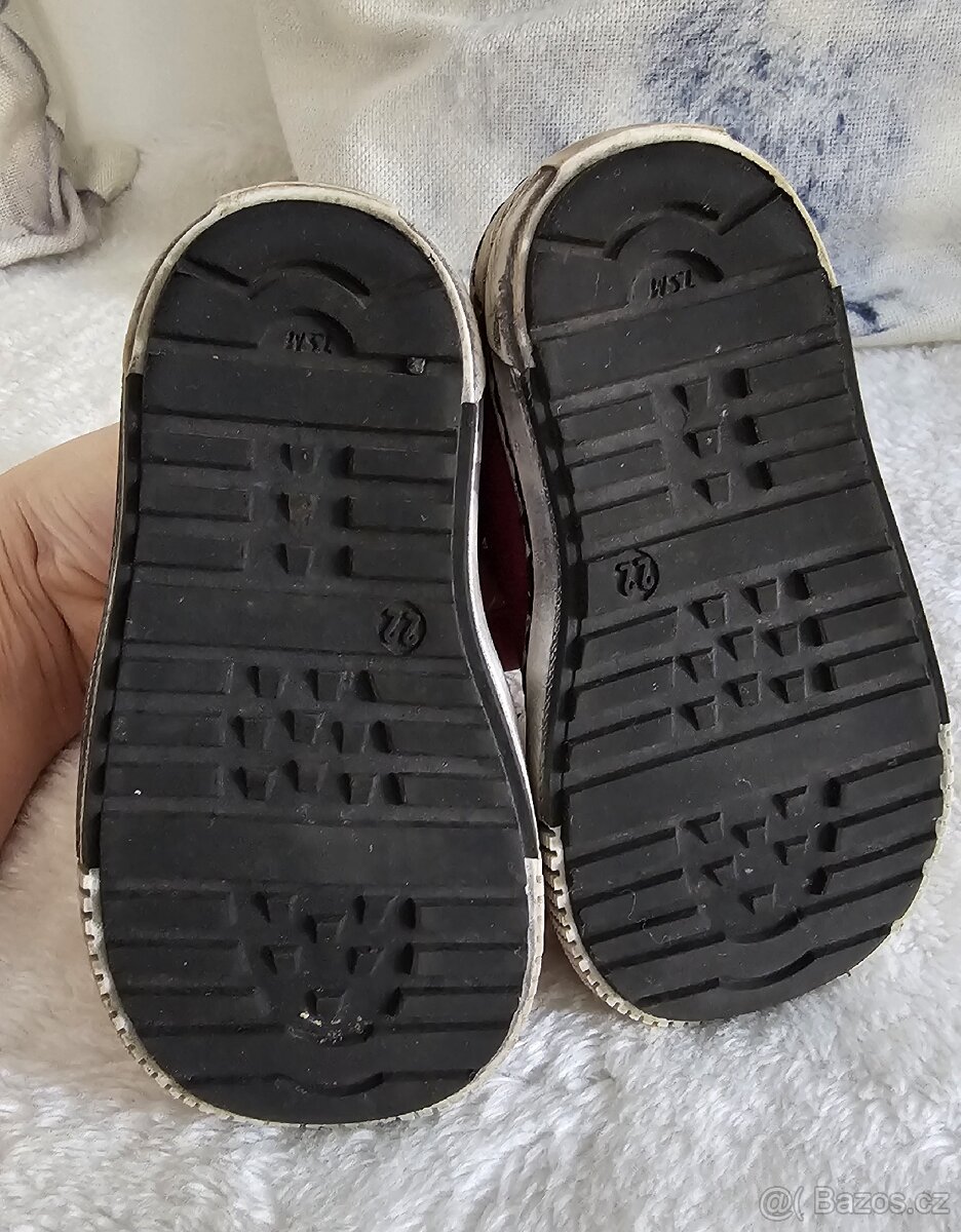 Nové celoroční kožené boty Pegres velikost 22 - 5