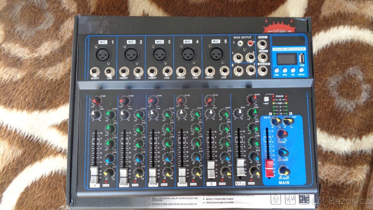 Mix pult 7kanál - 5