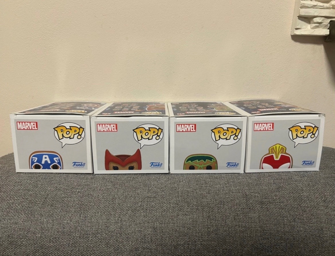 Marvel Gingerbread Funko Pop set - 5