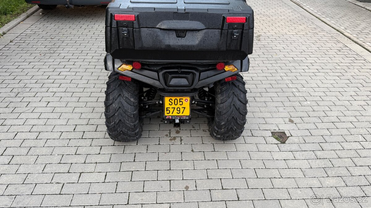 Cfmoto gladiator 520s Čtyřkolka má najeto 850 kilometrů