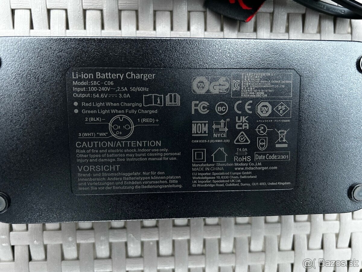 Nabíječka Specialized SL / SBC-C06 / - 5