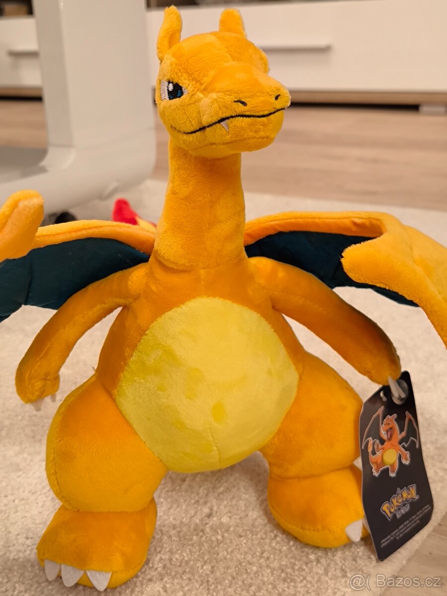 Pokemon plyšový Charizard vel 37cm kvalitní nový s vysačkou - 5