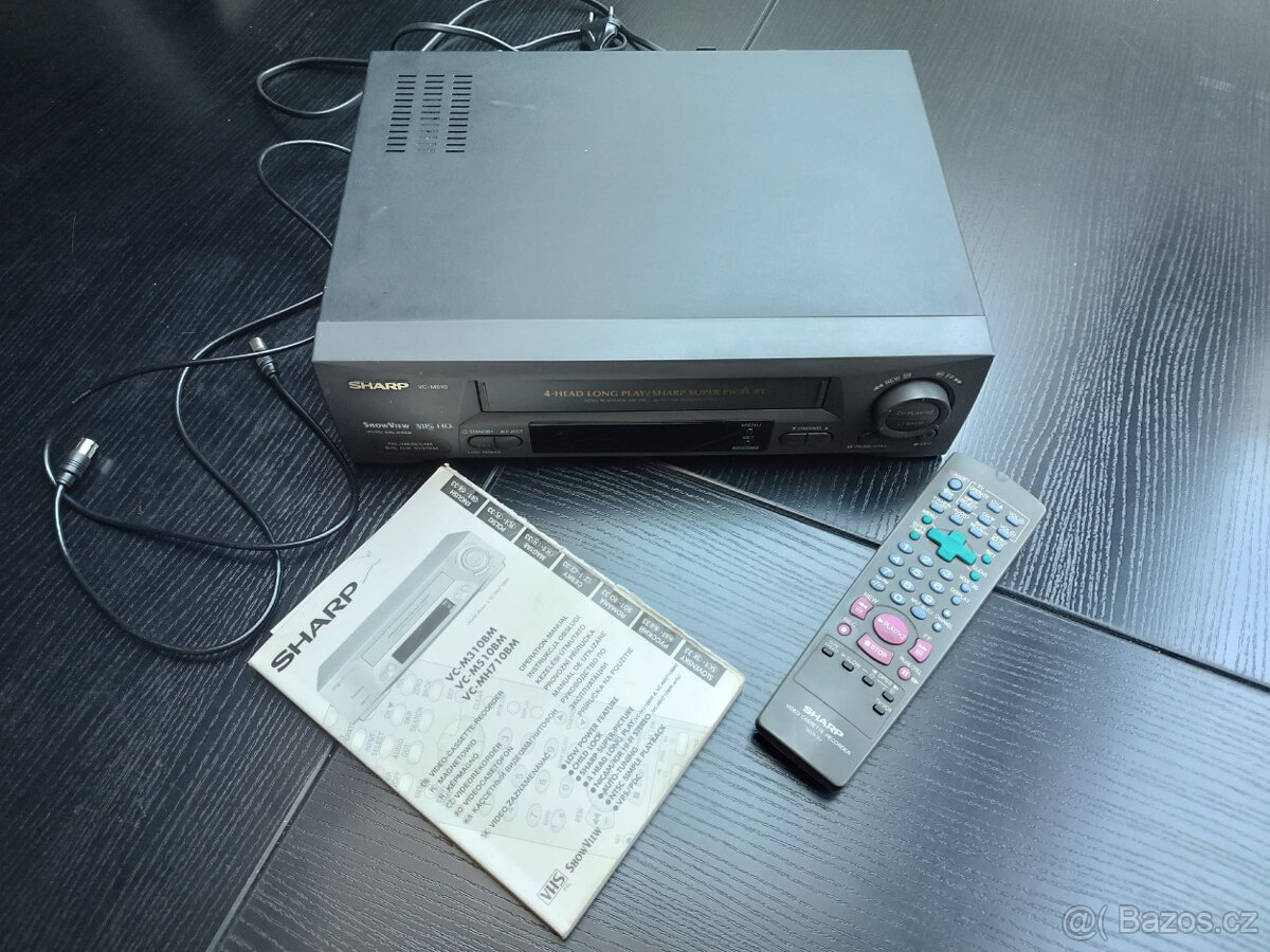 Video Sharp VC-M510 + zdarma 10 kazet - 5