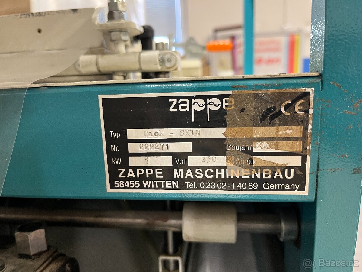 Zappe Quick Skin - vakuový balící stroj - 5