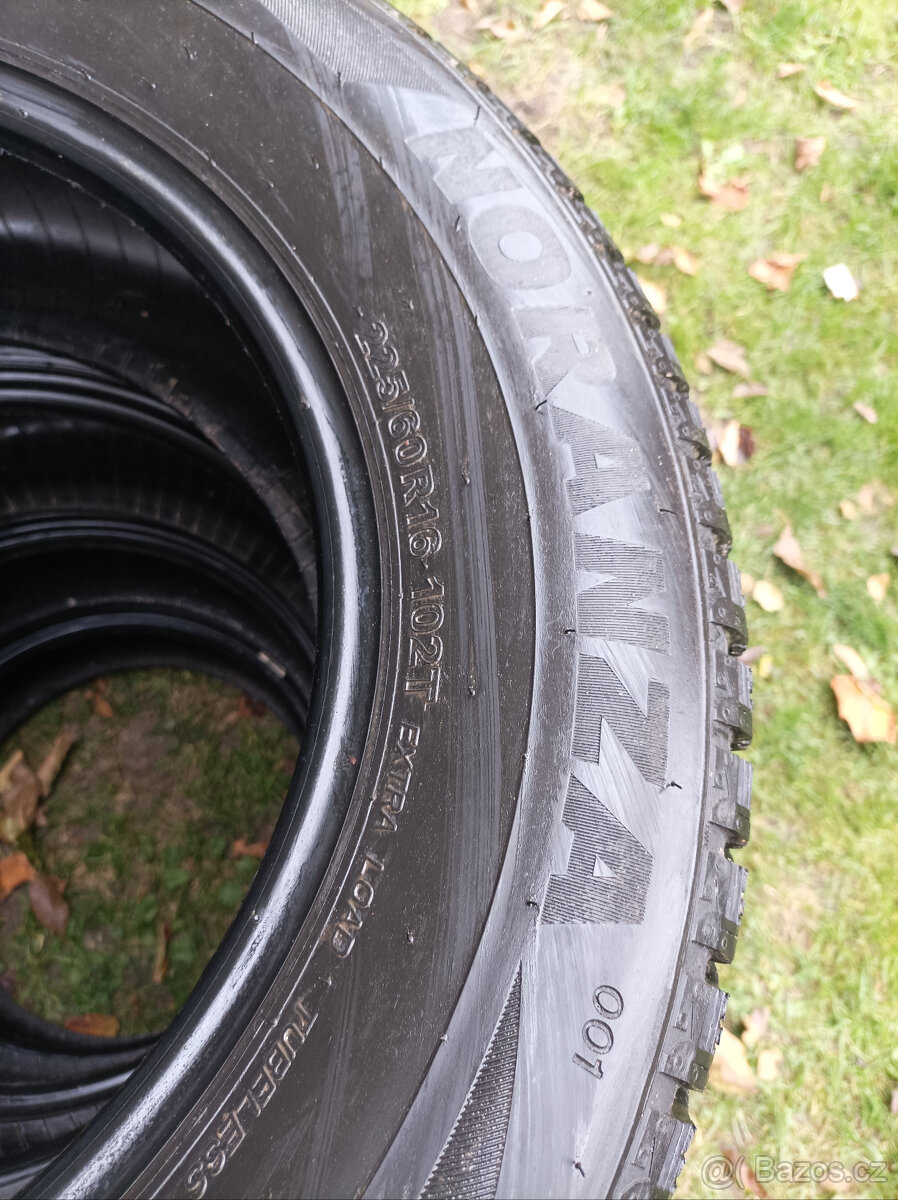 Zimní pneumatiky s hroty Bridgestone 225/60/16 - 5