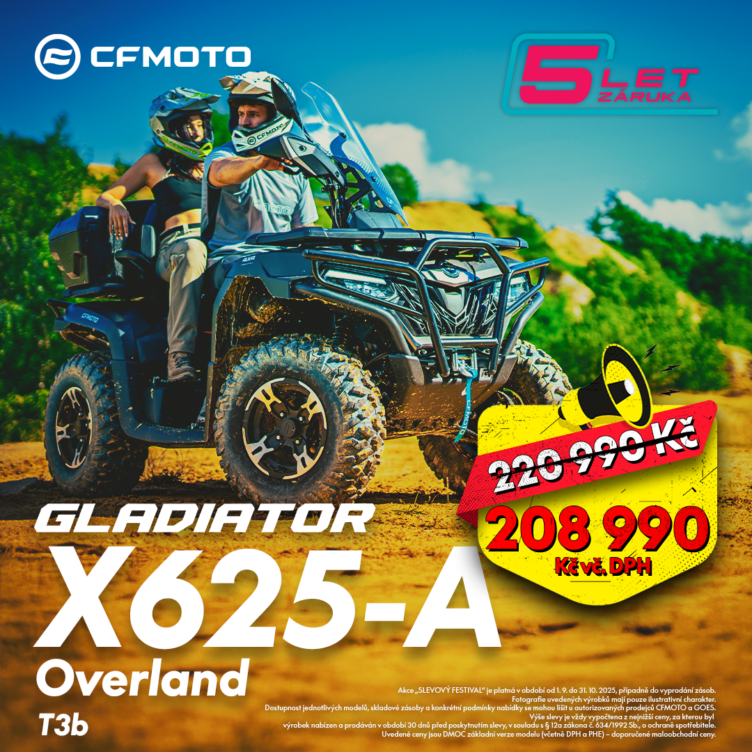 Gladiator X625A Overland T3b AKCE - 5