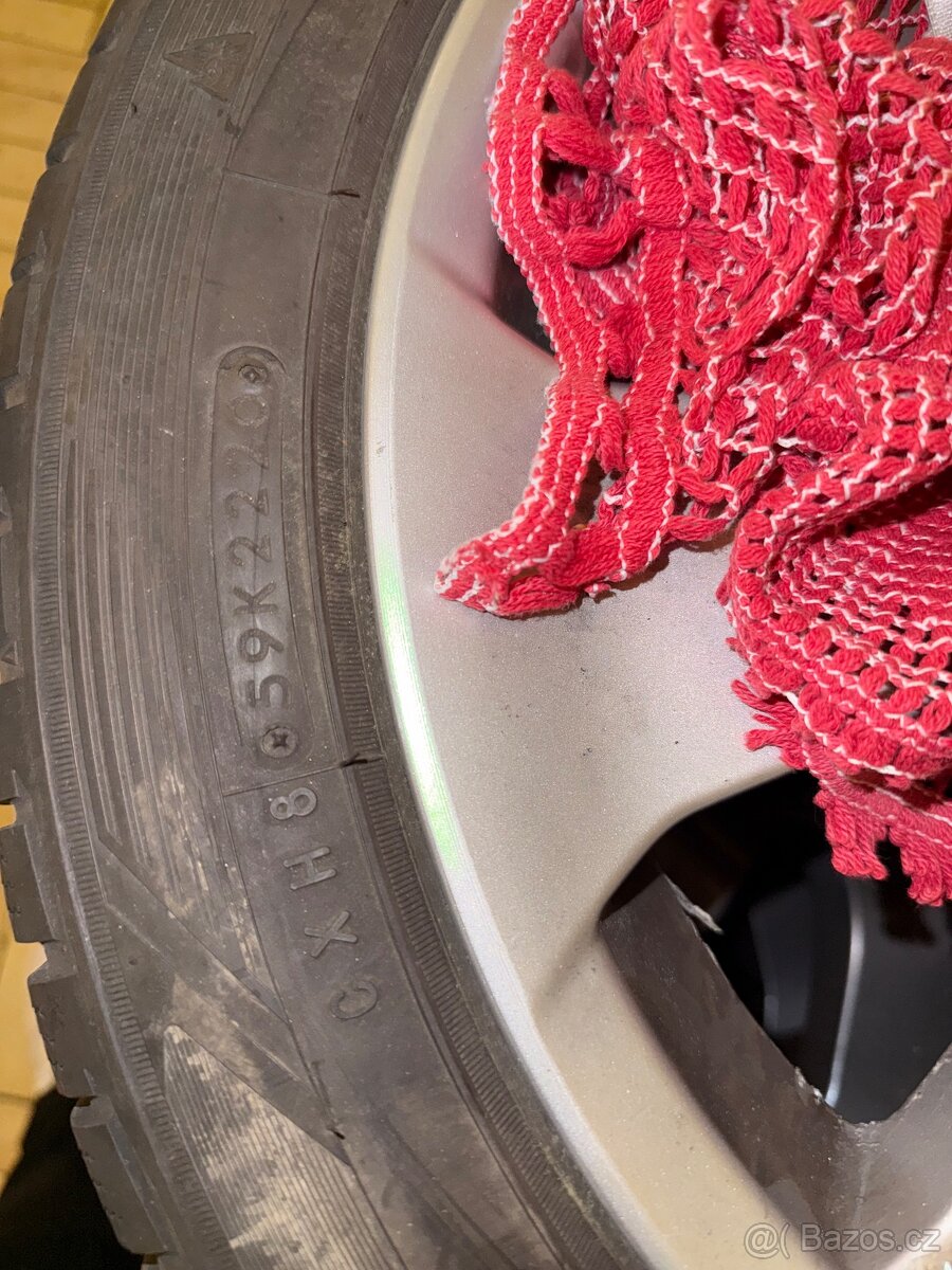 BMW originální ALU kola + zimní pneumatiky – 225/45 R17 - 5