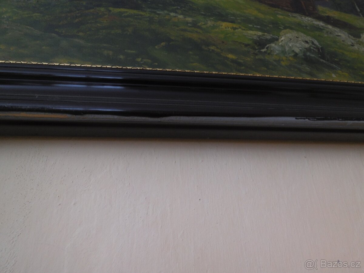 Veliký obraz Scenérie Alpy F. Hoffmann- ZMÉNA ceny - 5