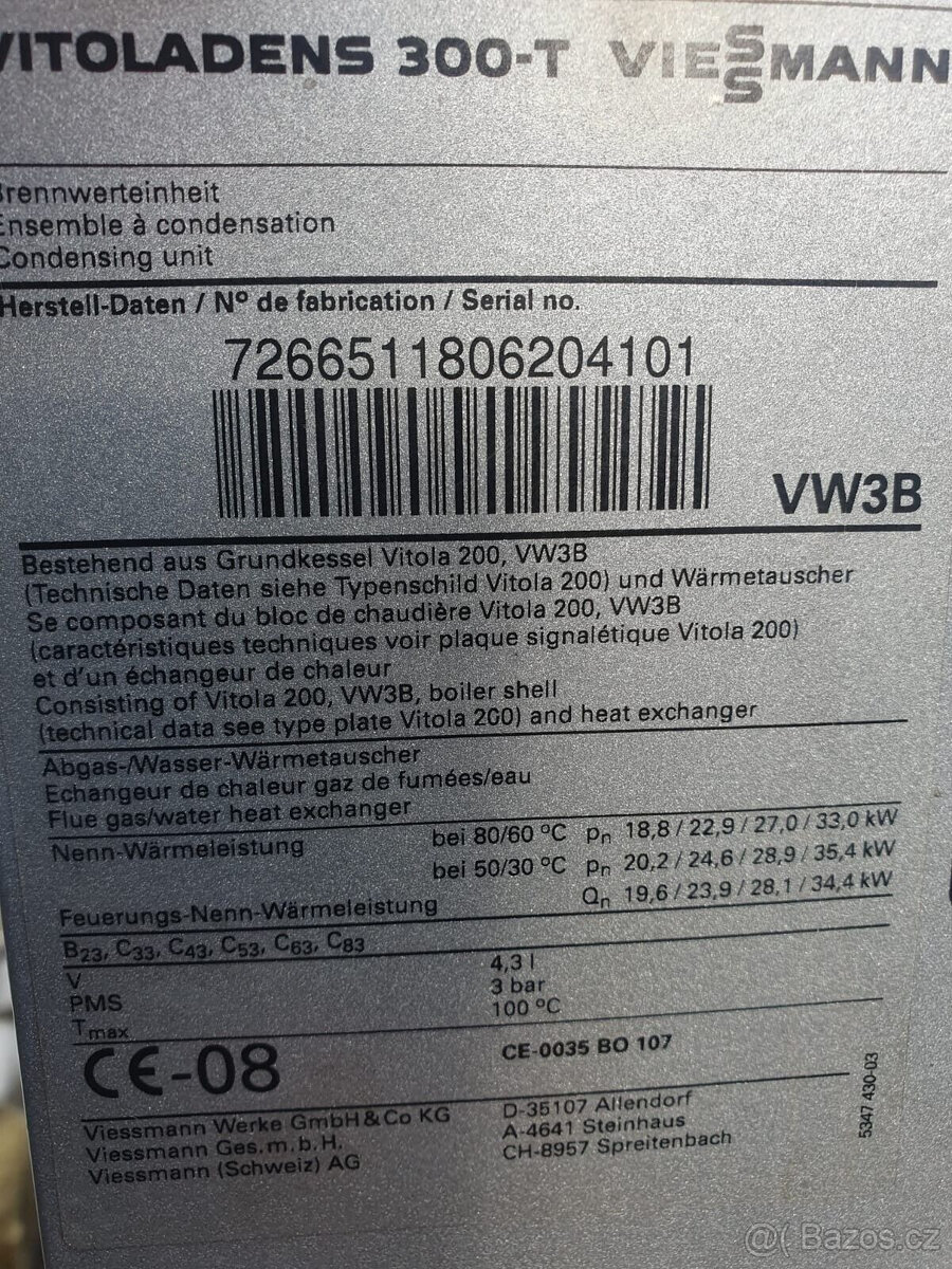 Viessmann Vitoladens 300-T VW3B olejový kondenzační kotel 19 - 5