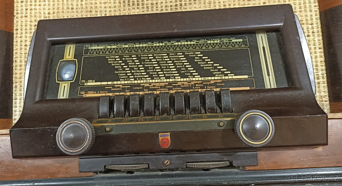 Staré rádio Philips 905A-14 - 5