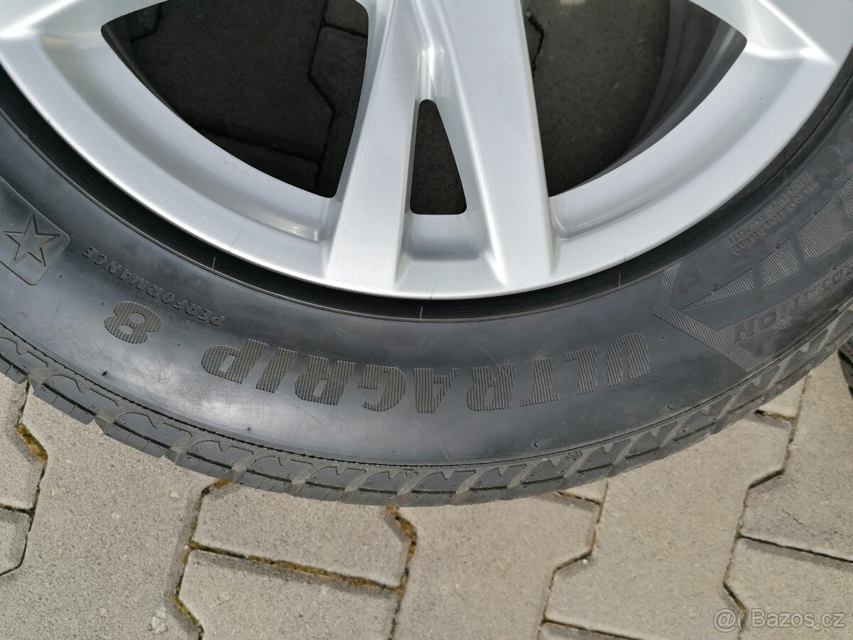 5x112 16 7J ET52 orig. alu kola BMW 2 vč. zim. pneu Goodyear - 5