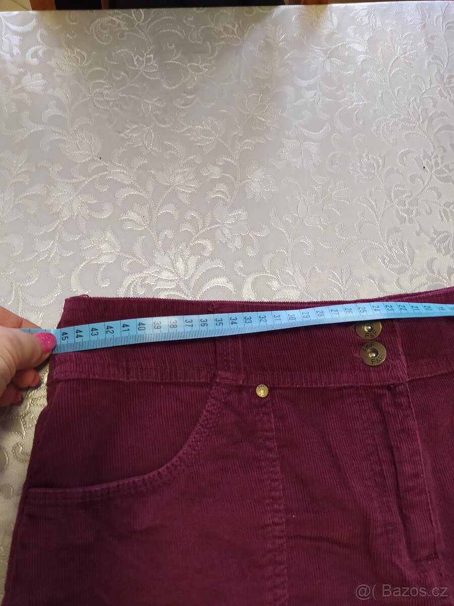 Manšestrová sukně 42 - 5