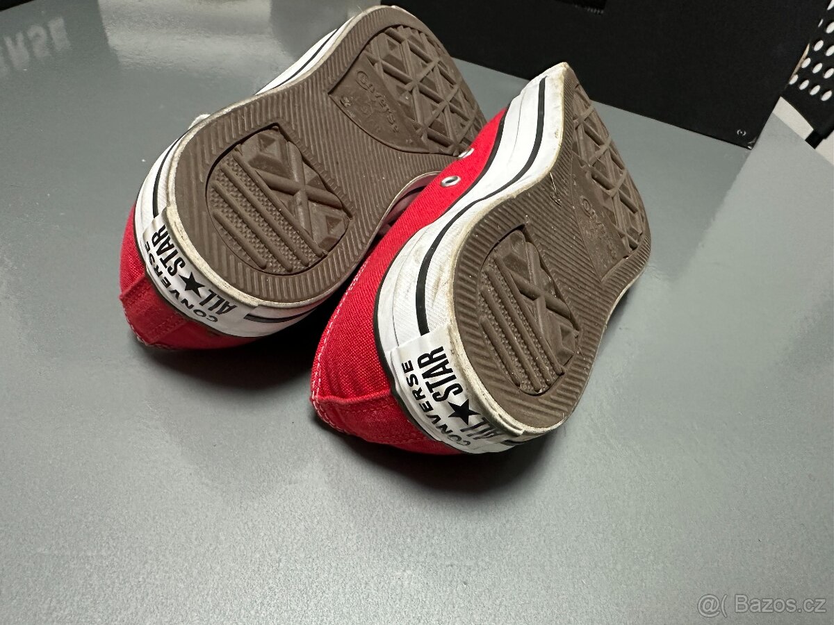 CONVERSE Tenisky - červené - nové - 5