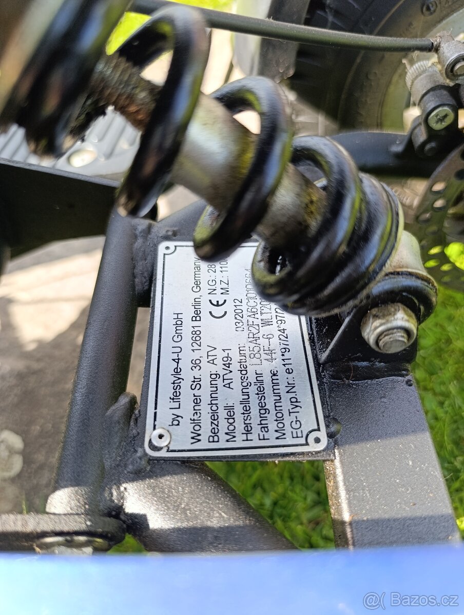 Prodej - dětská benzínová čtyřkolka