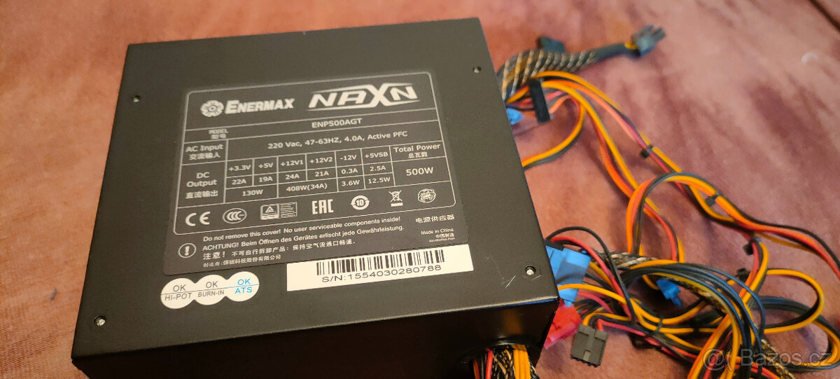 PC zdroj Enermax NAXN ENP500AGT 500W - 5