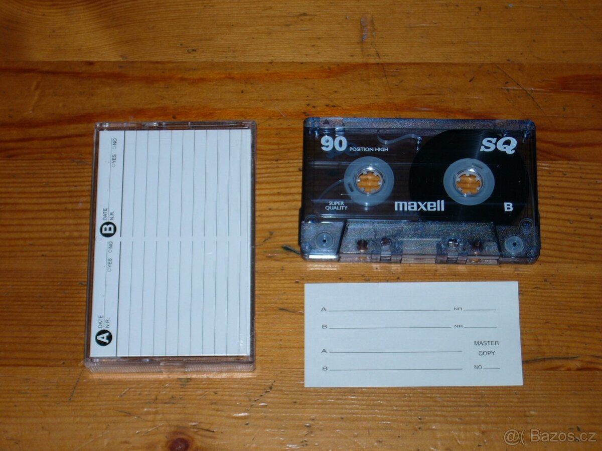 5x Kazety MAXELL SQ (Type II) 1x nahrané, super stav. - 5