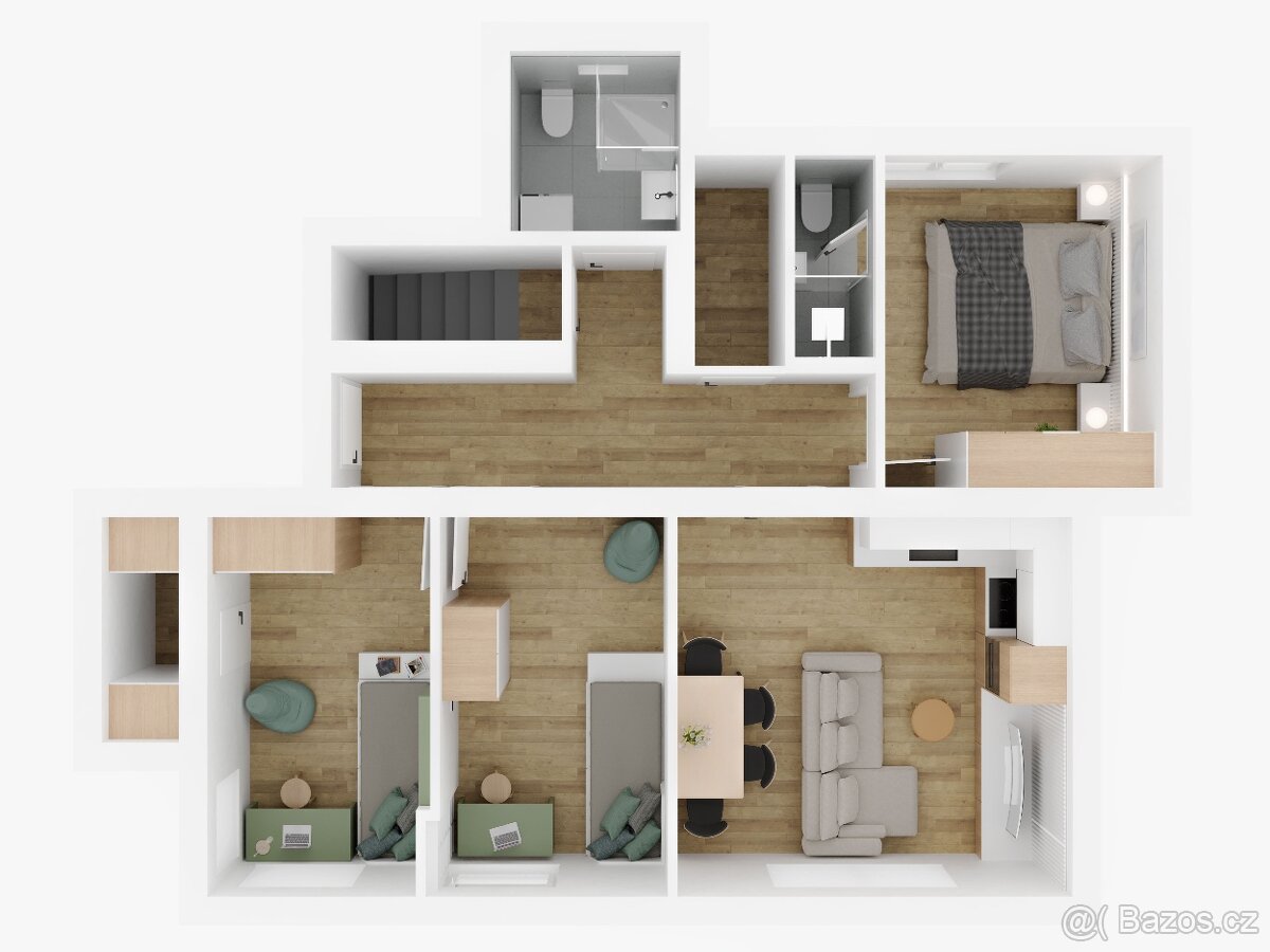 Prodej bytu 4+kk (65 m²) + velký sklep 22 m² - 5