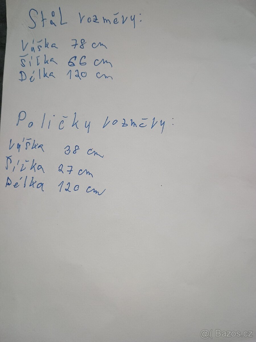 Psací stůl a poličky - 5