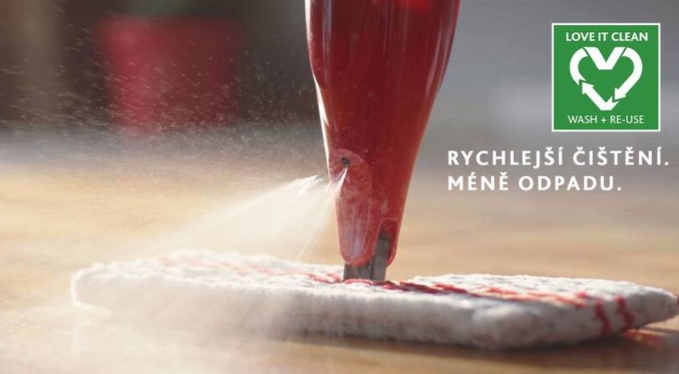 NOVÝ Vileda Spray Max set mop + 2 návleky - 5