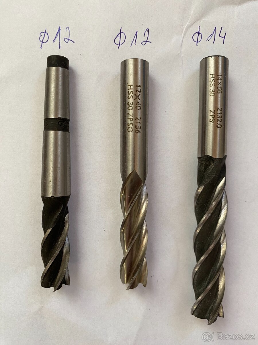 Fréza válcová Ø25 Ø18 Ø16 Ø14 Ø12 - 5