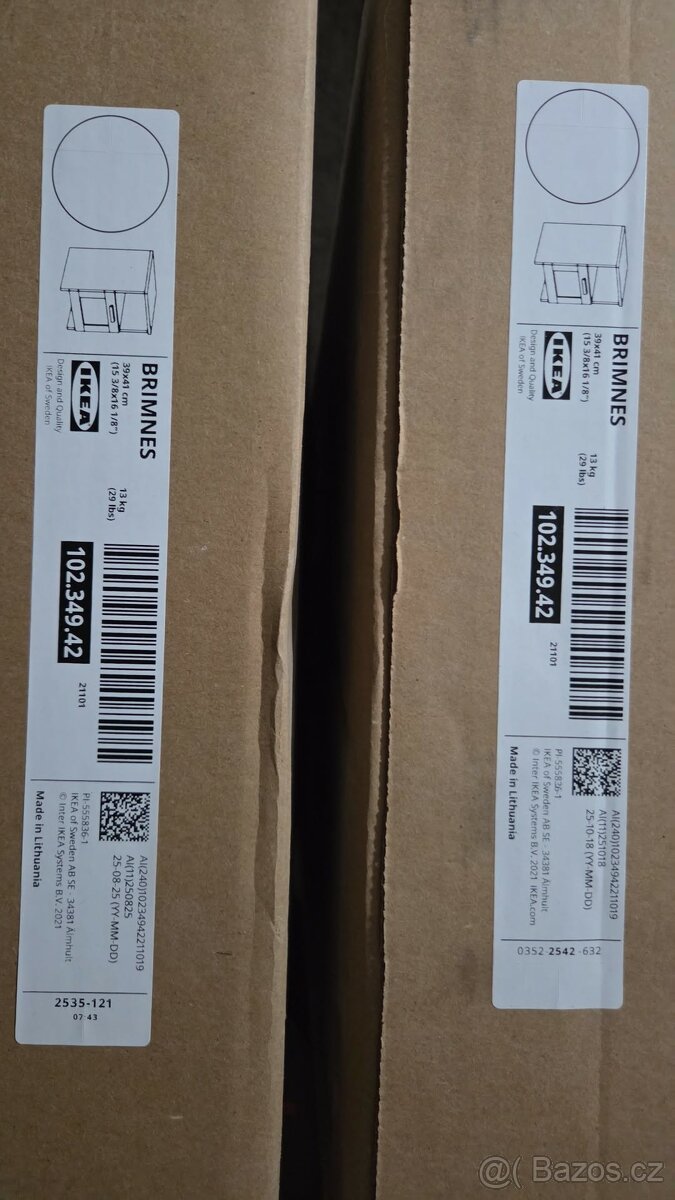 2x noční stolek Ikea BRIMNES - 5