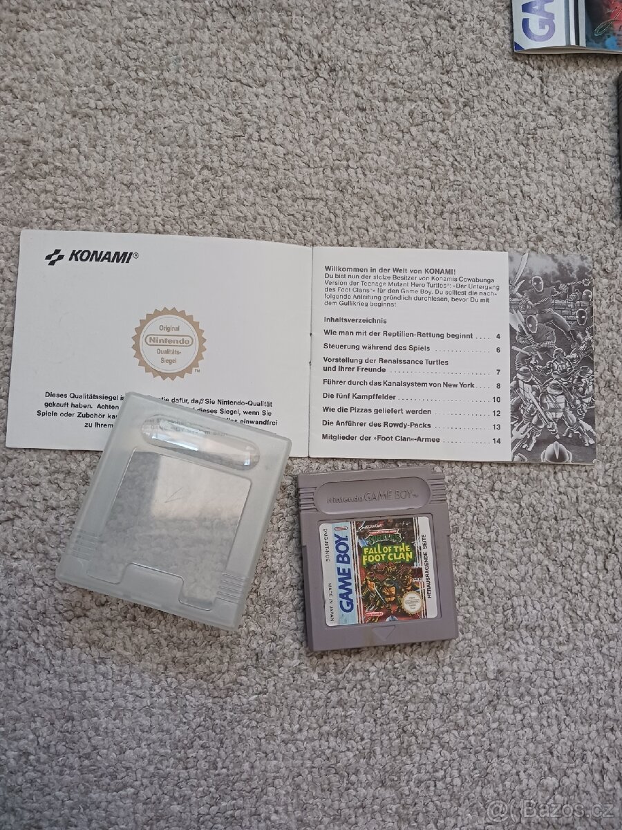 Hry Nintendo game boy Castlevania Turtles - 5