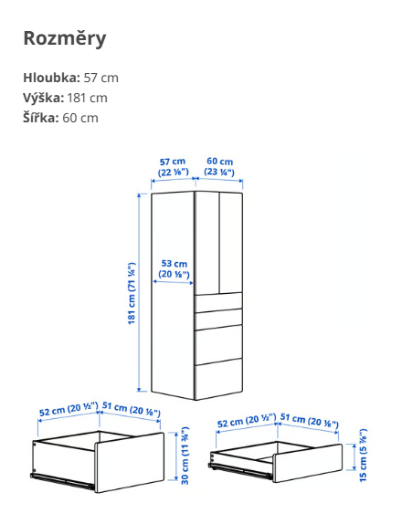 Dětská skříň Ikea - 5