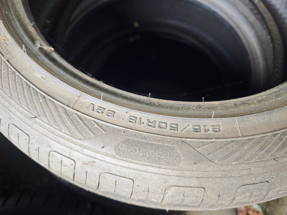 Goodyear Efficientgrip Performance 2 215/50/18 zánovní 7.5mm - 5