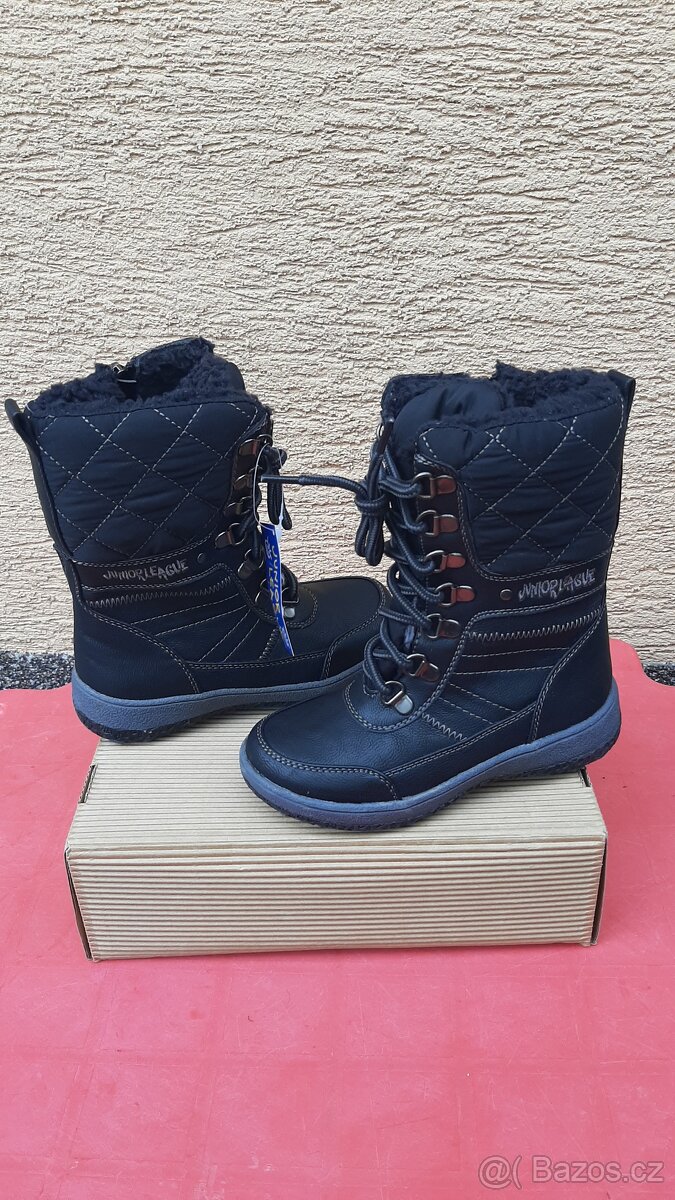 NOVÉ - Dětské kozačky Junior League vel. 28 - 5