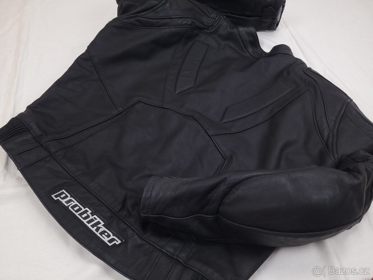 Probiker PRX Black pánska kožená moto kombinéza 58 3XL - 5