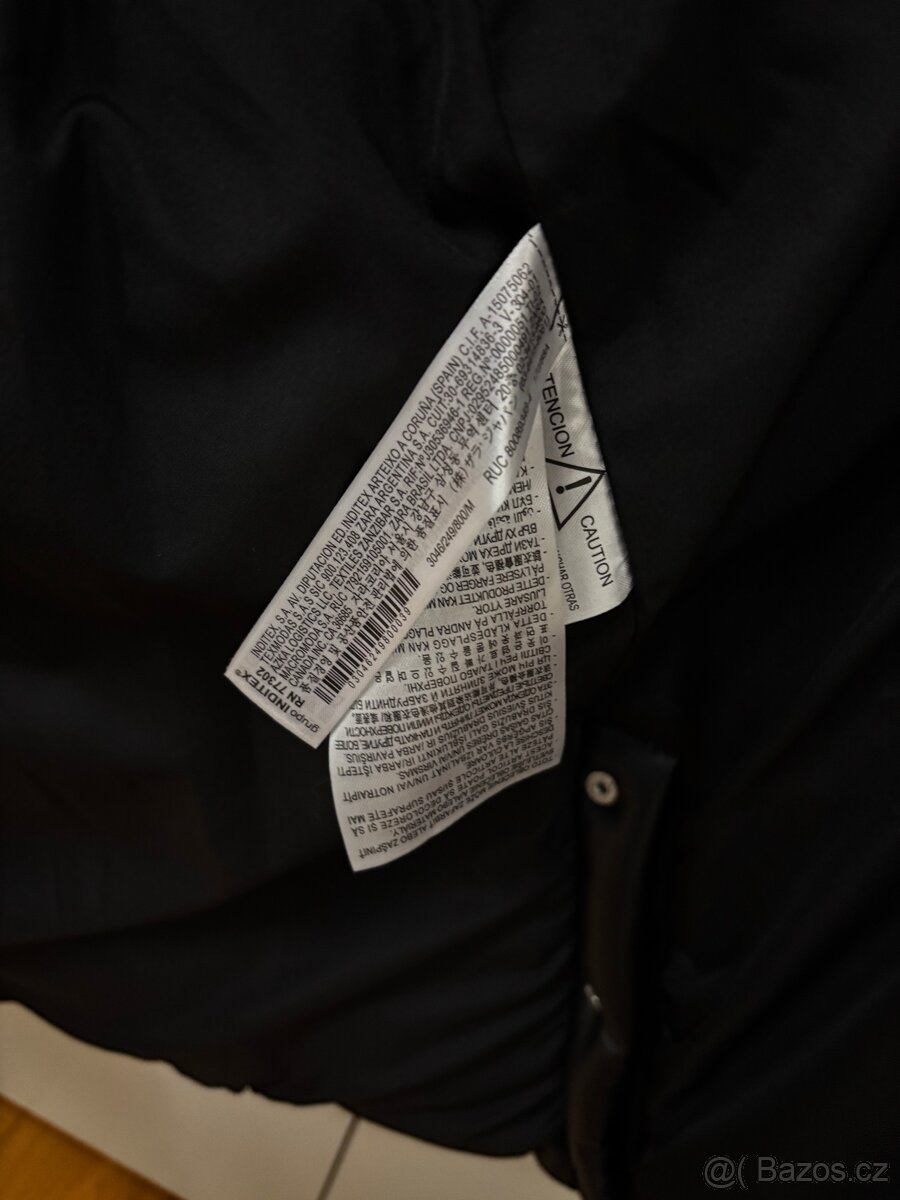 Dámská dlouhá zimní vesta, vel. M, Zara - 5