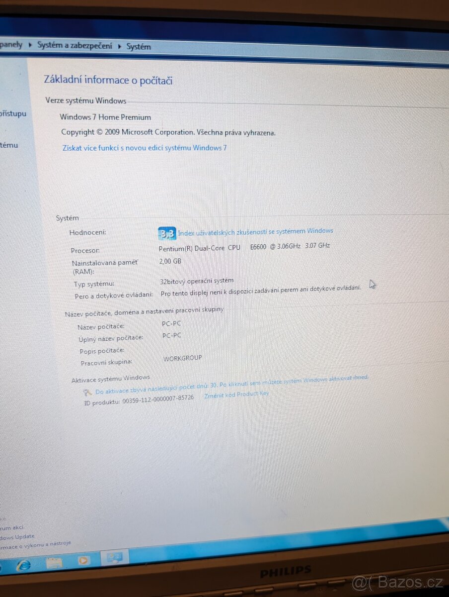 Prodám komletní starší pc na chatu - 5