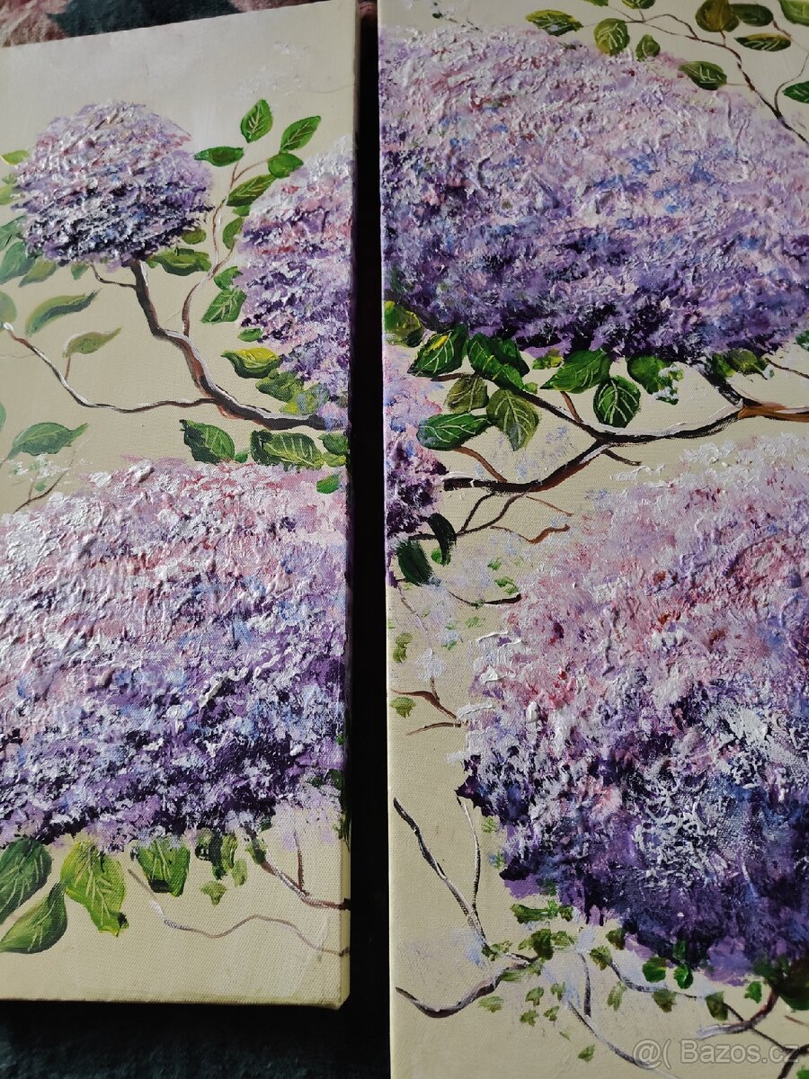 Ručně malovaný obraz Praha 3 - 5