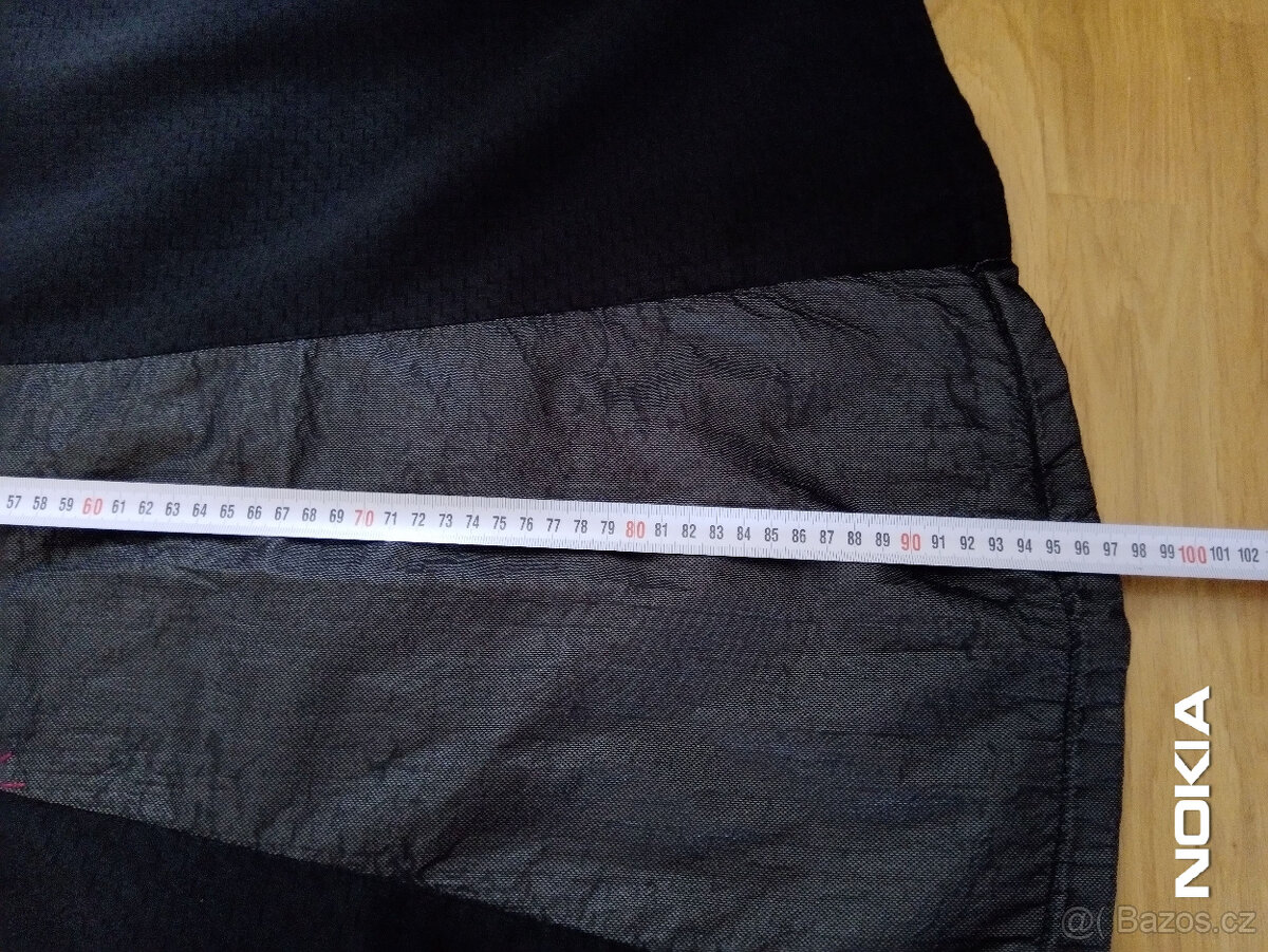 Dámské šaty černé aplikace kytky - 5