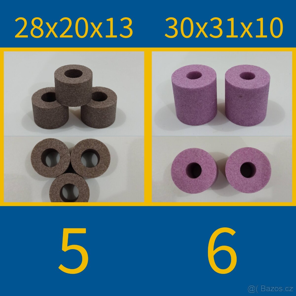 Brusná tělíska/kotouče - 5