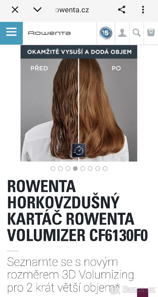 Horkovzdušný kartáč Rowenta - 5