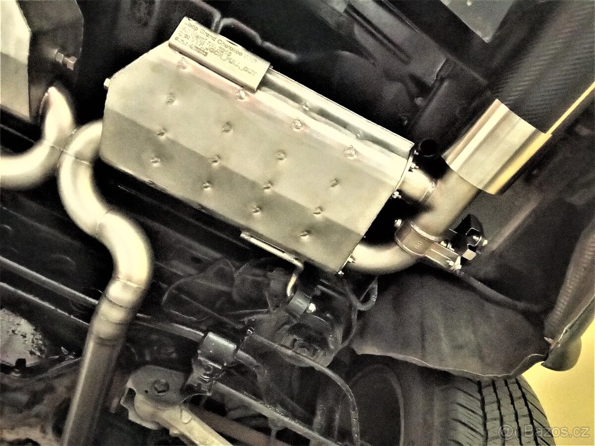 Jeep Grand Cherokee 5,7 Hemi duální Cat-Back nerezový výfuk
