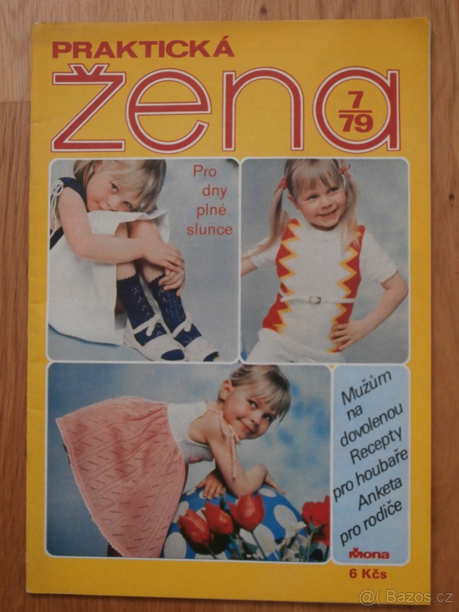 5 x módní časopis PRAKTICKÁ ŽENA. 1979 - 5