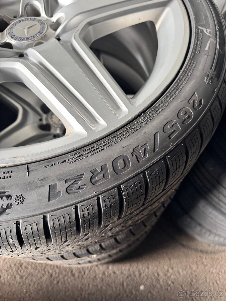 ALU sada zimní Mercedes AMG R21 W164 originální - 5