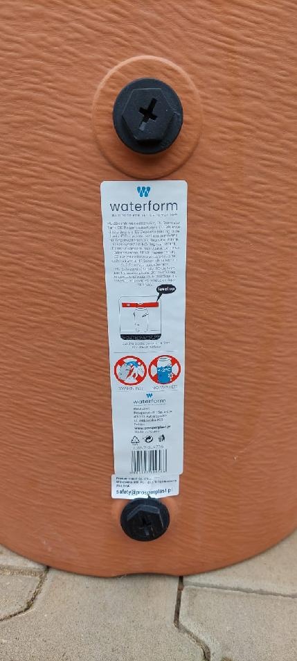 Plastový sud na dešťovou vodu Aquacan Baby, 210l - 5