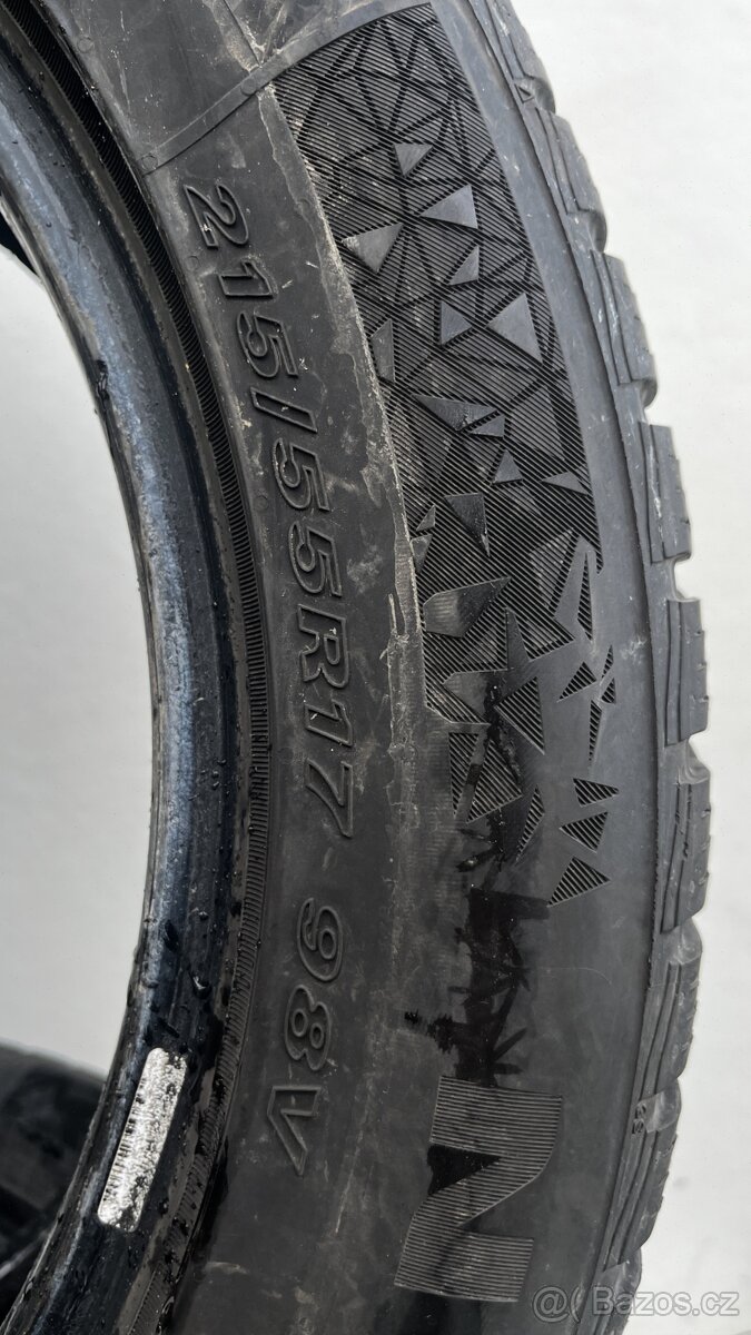 4x - zimní pneu - 215/55 R17 98V - NEXEN - 6mm - 5