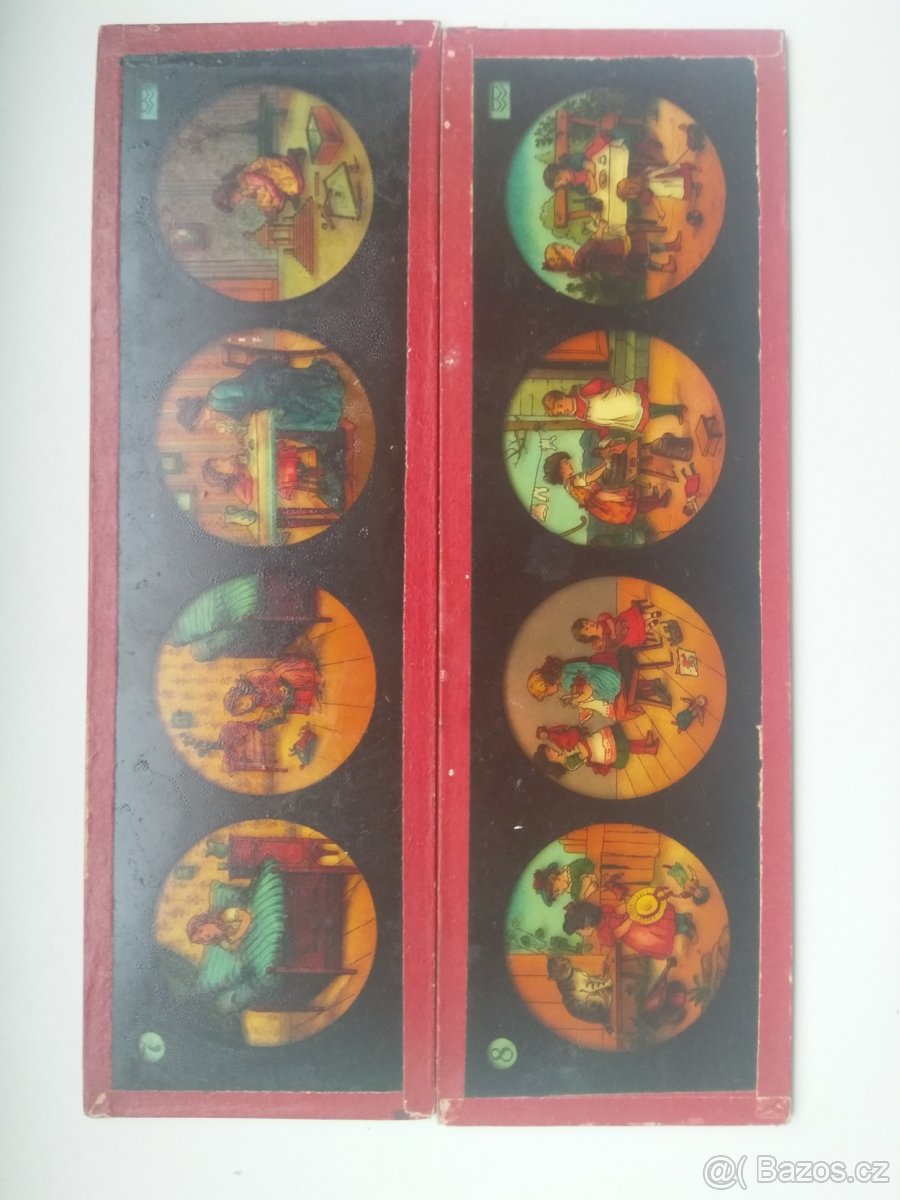 Sklíčka do magické lucerny staré (historické) - 5