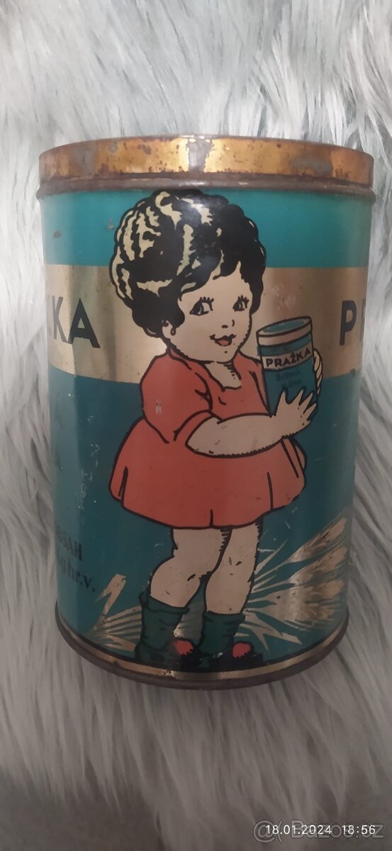 Starožitná plechovka - Pražka - 5