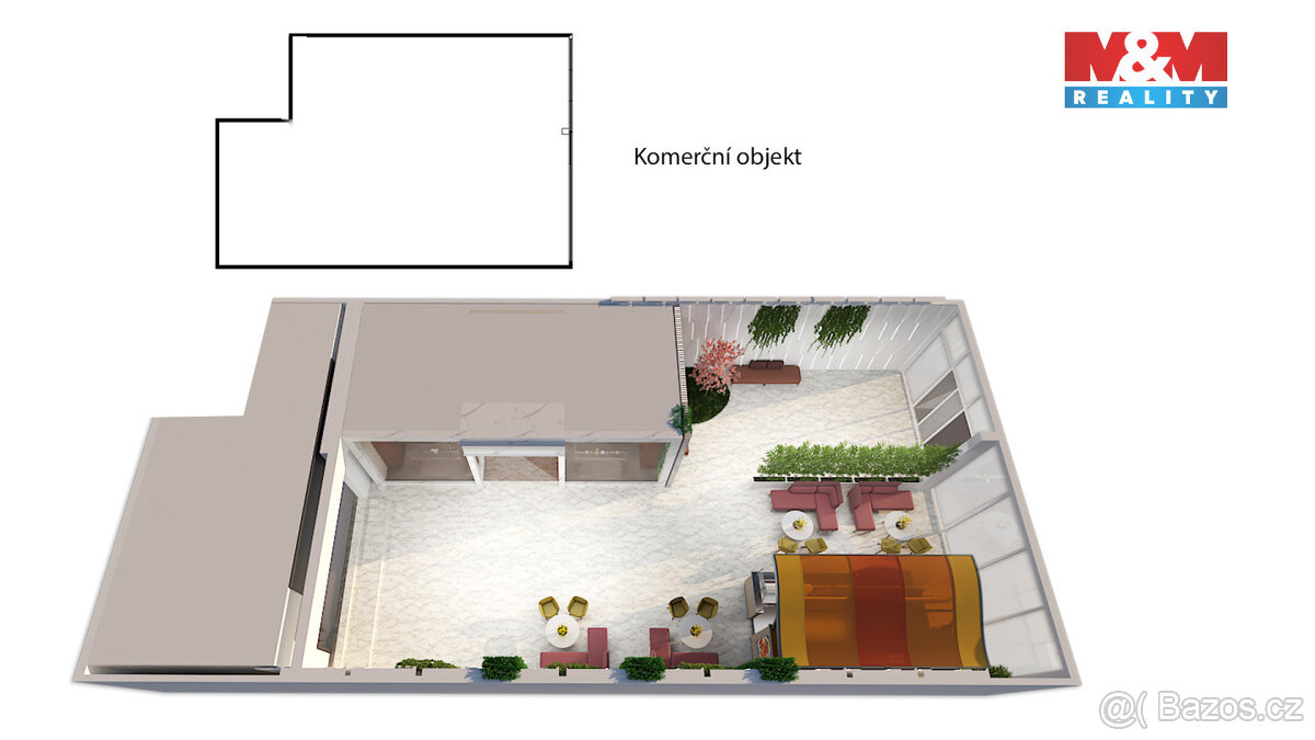 Pronájem obchod a služby, 300 m², Jablunkov, ul. Nádražní - 5