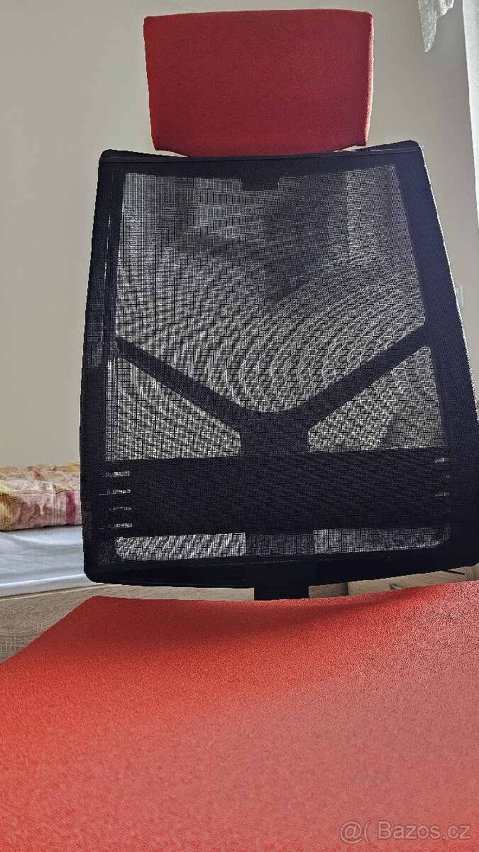 Kancelářské židle Antares - oranžové a zelené - 5