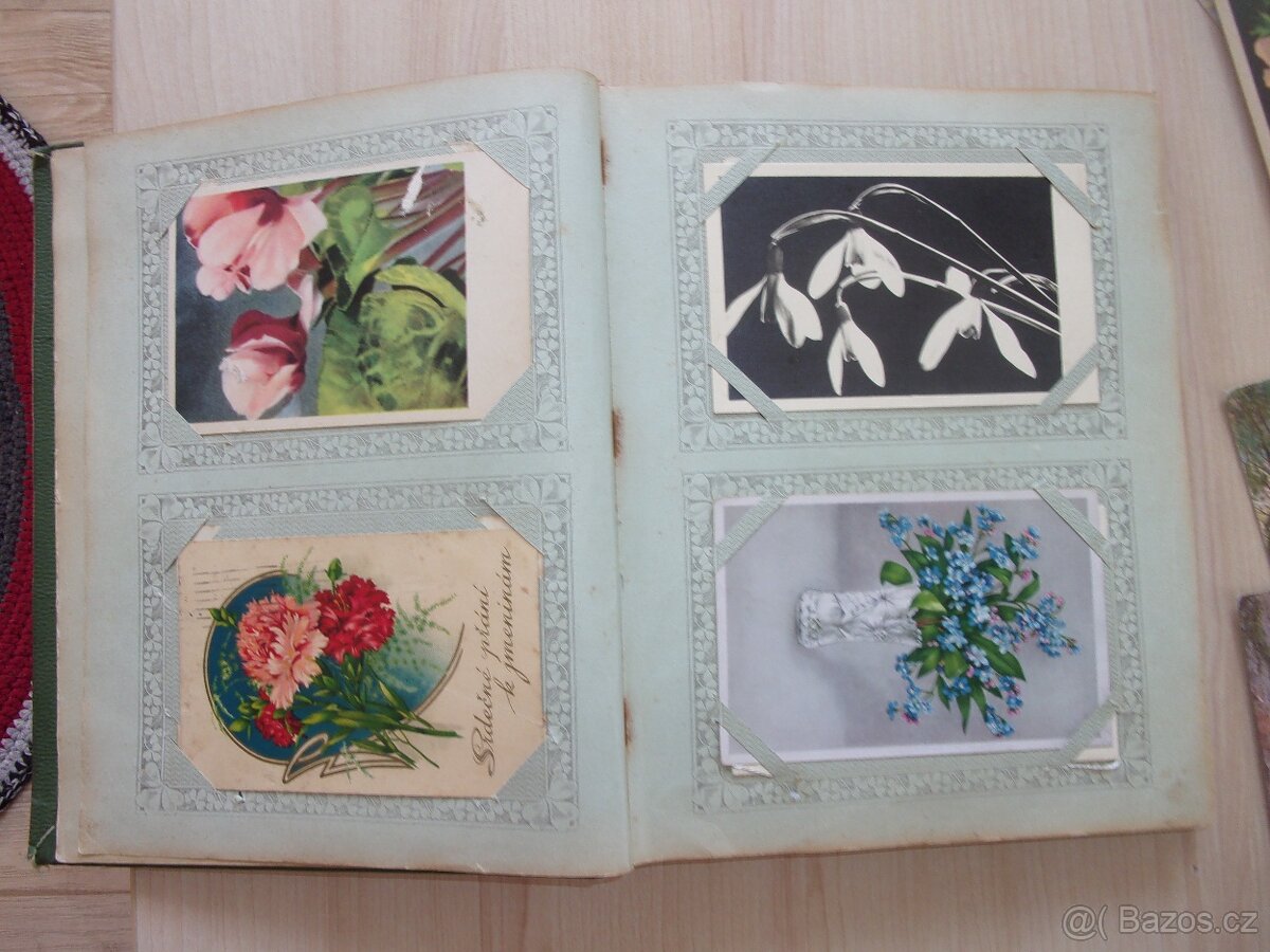 STARÉ ALBUM, ZÁSOBNÍK + POHLEDNICE, DOPISNICE... - 5