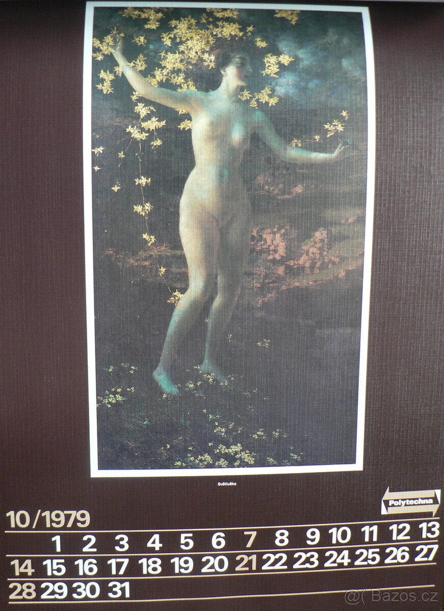 Kalendář V. K. Mašek, maska, KHB obrázek, prospekty - 5