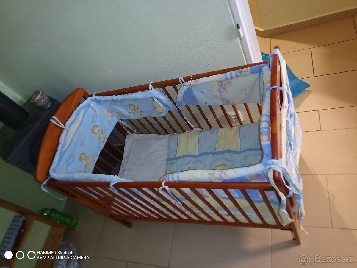 Dětská postýlka - SUPER STAV - 5